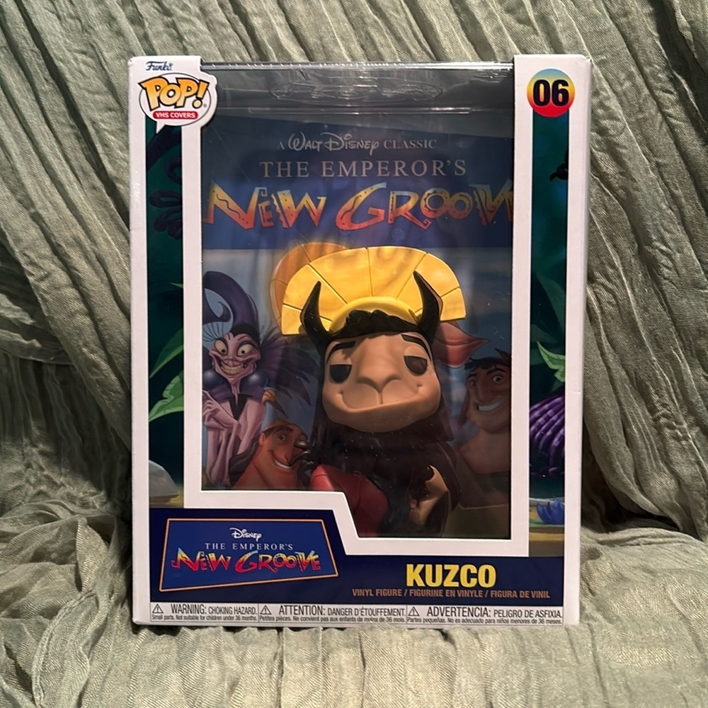 Funko Pop VHS Covers Kuzco Disney Emperors New Groove NIB